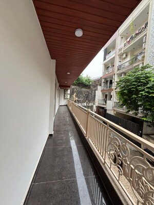 Balcony in 4 BHK Builder Floor at Boutique Residential Apartments G-88, Saket – for Rent