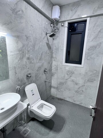 Bathroom in 3 BHK Apartment at Sugee Indira, Dadar West – for Rent