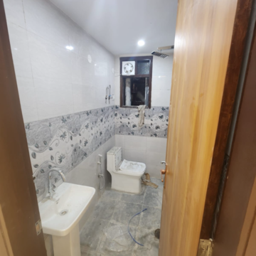 Bathroom in 2 BHK Builder Floor at Chattarpur – for Sale