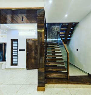 Staircase in 2 BHK Villa at Chandranagar – for Sale