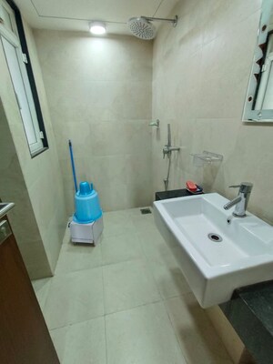 Bathroom in 1 BHK Apartment at Lodha Belmondo, Gahunje – for Rent
