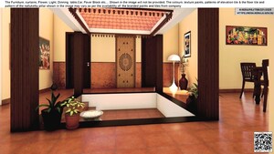 Living Room in 3 BHK Villa at Ayyanthole – for Sale