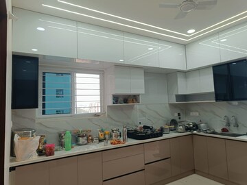Kitchen in 3 BHK Apartment at Rajapushpa Provincia, Narsingi – for Rent