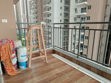 Balcony in 3 BHK Apartment at Rajapushpa Provincia, Narsingi – for Rent