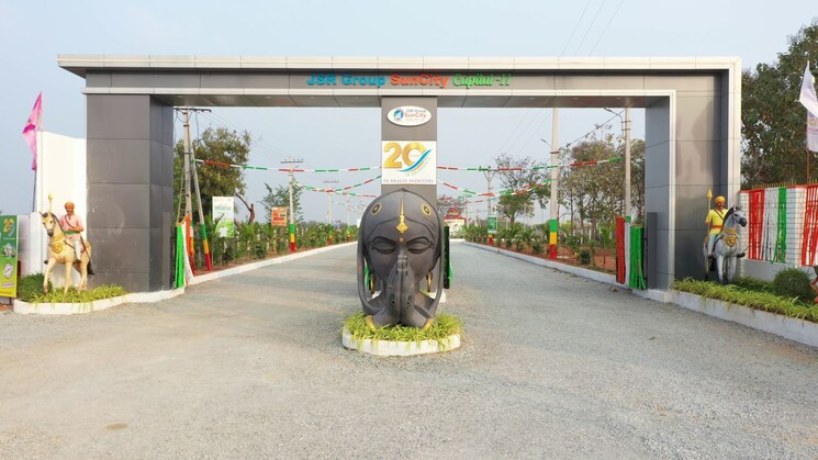 Exterior View, jsr-suncity-opal  180 Sq.Yd. Plot In Kolanpaka Alair 9294839