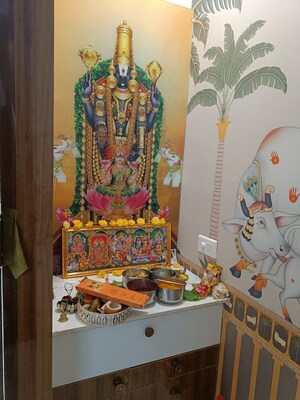 Bedroom in 3 BHK Apartment at Rajapushpa Provincia, Narsingi – for Rent