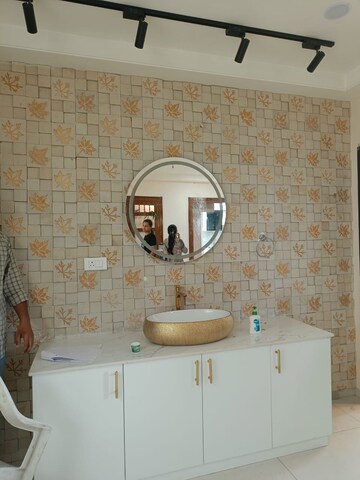 Bathroom in 3 BHK Apartment at Rajapushpa Provincia, Narsingi – for Rent
