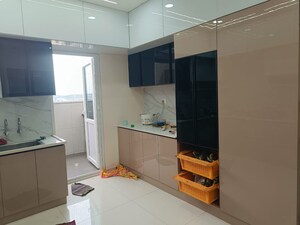 Kitchen in 3 BHK Apartment at Rajapushpa Provincia, Narsingi – for Rent