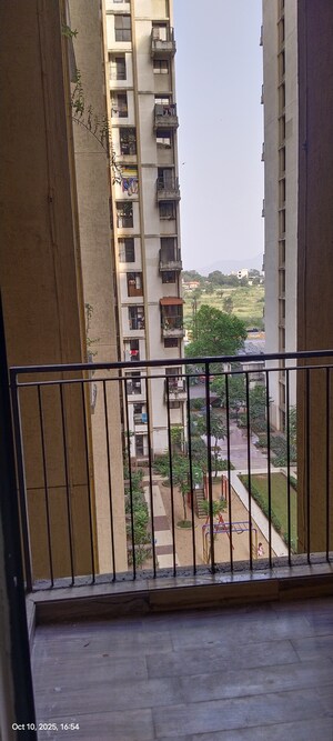 Balcony in 1 BHK Apartment at Lodha Palava City Lakeshore Greens, Dombivli East – for Rent