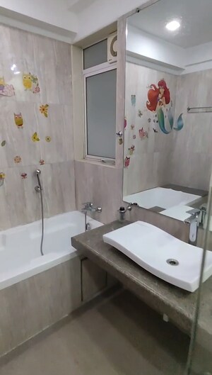 Bathroom in 3.5 BHK Apartment at Nahar Barberry Bryony, Chandivali – for Rent