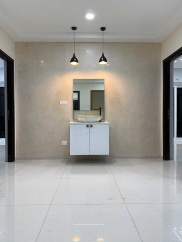 Bathroom in 3 BHK Apartment at Rajapushpa Provincia, Narsingi – for Rent