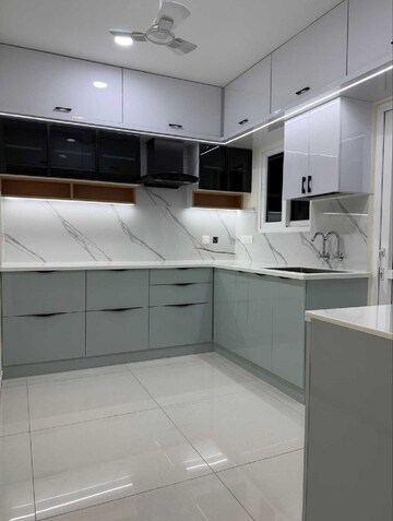 Kitchen in 3 BHK Apartment at Rajapushpa Provincia, Narsingi – for Rent