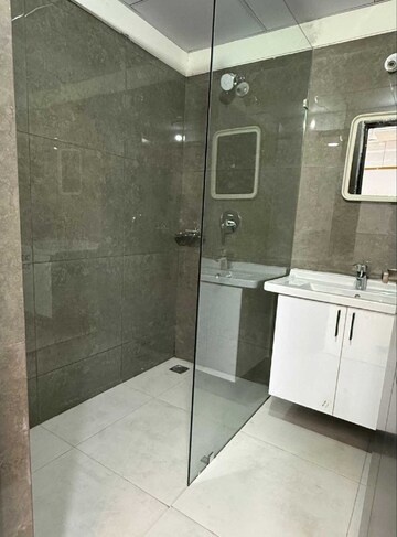 Bathroom in 3 BHK Apartment at Rajapushpa Provincia, Narsingi – for Rent