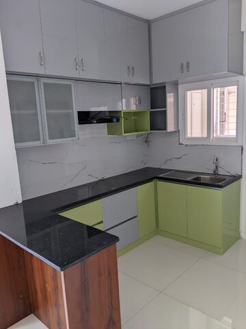 Kitchen in 3 BHK Apartment at Aakriti Miro, Nallagandla – for Rent
