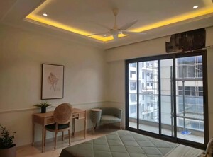 Living Room in 4 BHK Apartment at Harsha Sky High, Shaikpet – for Rent