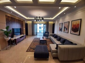 Living Room in 4 BHK Apartment at Harsha Sky High, Shaikpet – for Rent