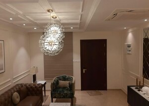 Living Room in 4 BHK Apartment at Harsha Sky High, Shaikpet – for Rent