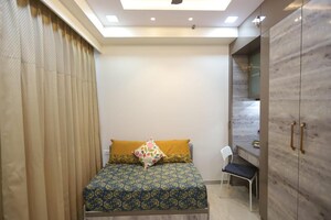 Bedroom in 2 BHK Apartment at Rodas Enclave Evergreen, Patlipada – for Rent