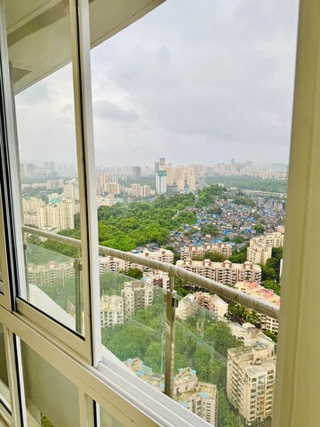 Balcony in 3 BHK Apartment at Rosa Manhattan, Ghodbunder Road – for Rent