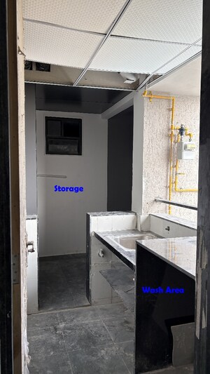 Kitchen in 3 BHK Apartment at Sola – for Rent