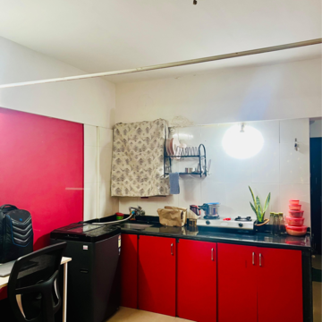 Kitchen in 1 RK Apartment at Baner – for Rent