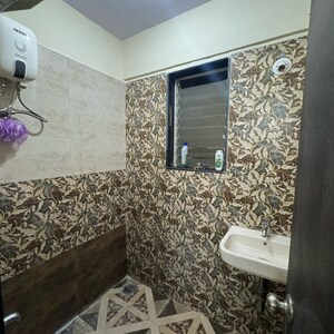 Bathroom in 1 BHK Apartment at Bhandup West – for Rent