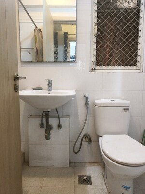 Bathroom in 3.5 BHK Apartment at DLF New Town Heights I, Sector 90 – for Rent
