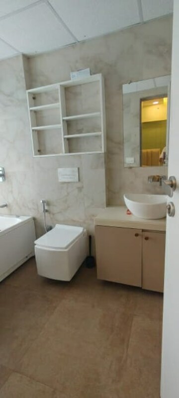Bathroom in 3 BHK Apartment at Kanakia Silicon Valley, Powai – for Rent