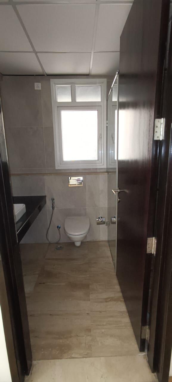 Bathroom in 3 BHK Apartment at Brigade Caladium, Hebbal – for Rent