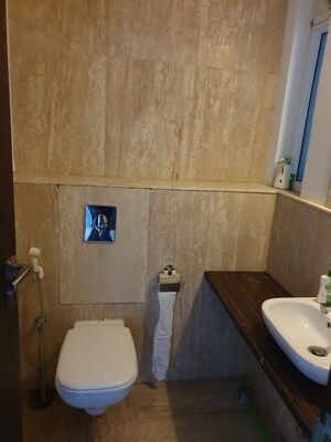 Bathroom in 4 BHK Apartment at Abw La Lagune, Sector 54 – for Rent