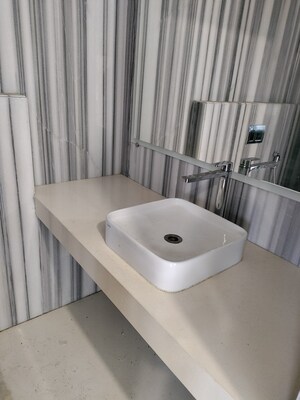 Bathroom in 2 BHK Apartment at Ekta Tripolis, Goregaon West – for Rent