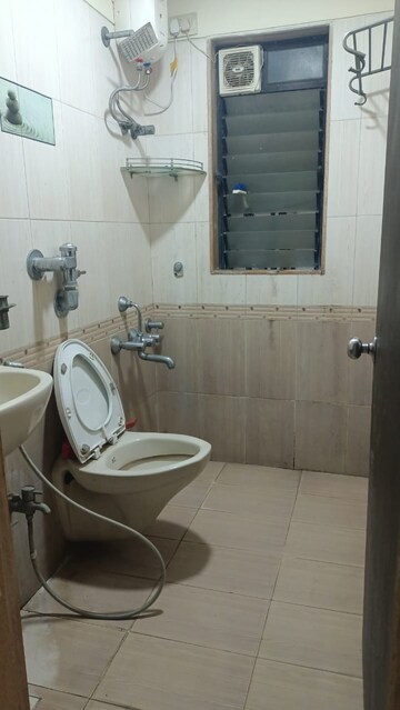 Bathroom in 3 BHK Apartment at Lodha Paradise, Majiwada – for Rent