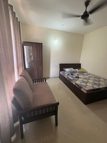 Living Room in 1 RK Apartment at Nyati Elysia, Kharadi – for Rent