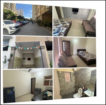 Team Area in 1 RK Apartment at Nyati Elysia, Kharadi – for Rent