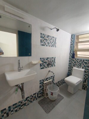 Bathroom in 2 BHK Apartment at Bandra West – for Rent