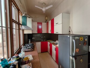 Kitchen in 3 BHK Builder Floor at RWA Residential Society Sector 46, Sector 46 – for Rent