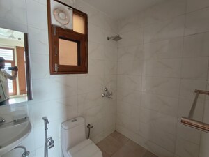 Bathroom in 3 BHK Builder Floor at Huda Staff Colony, Sector 46 – for Rent