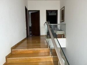 Staircase in 4 BHK Villa at My Home Ankura, Tellapur – for Rent