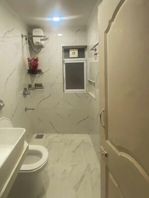 Bathroom in 3 BHK Apartment at Khar West – for Rent