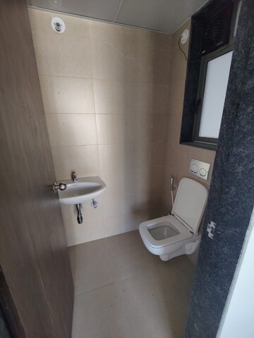 Bathroom in 1 BHK Apartment at Metropolis Bayside, Kasarvadavali – for Rent
