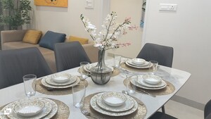 Dining area in 4 BHK Apartment at Brigade Gateway, Kokapet – for Sale