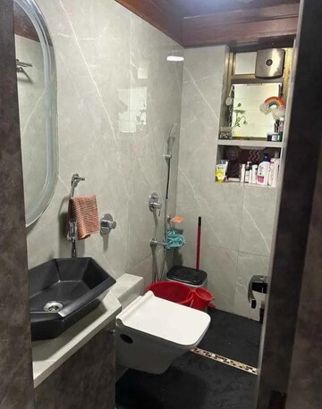 Bathroom in 2 BHK Apartment at Indralok Heights, Bhayandar East – for Rent
