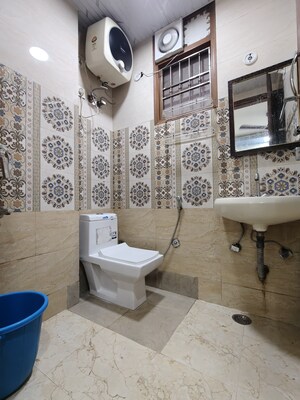 Attached Bathroom in 3 BHK Builder Floor at Khirki Extension – for Rent