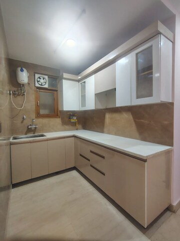 Kitchen in 3 BHK Builder Floor at Malviya Nagar – for Sale