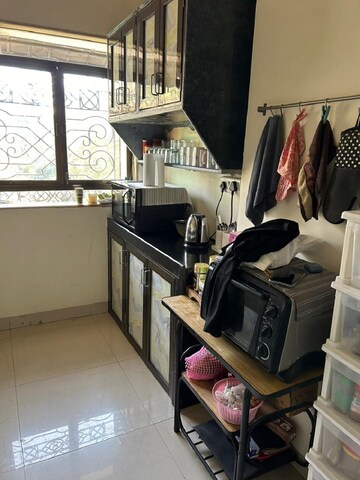 Kitchen in 3 BHK Apartment at Bandra West – for Rent