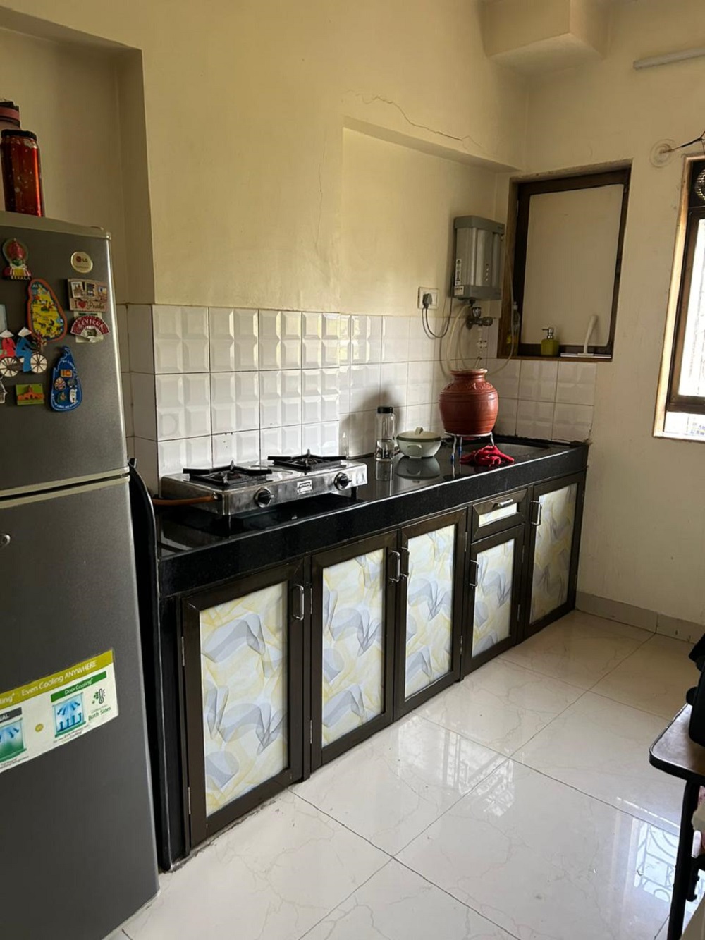 Kitchen in 3 BHK Apartment at Bandra West – for Rent