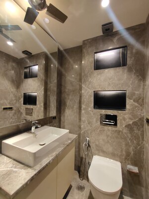 Attached Bathroom in 3 BHK Builder Floor at Malviya Nagar – for Rent