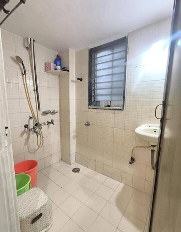 Bathroom in 1 BHK Apartment at Krishna Kunj CHS Bhayander East, Bhayandar East – for Rent