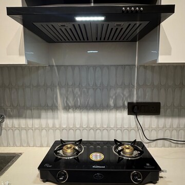 Kitchen in 1 BHK Independent House at Gurugram CGHS, Sector 56 – for Rent