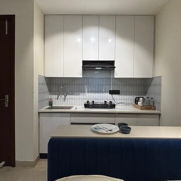 Kitchen in 1 BHK Independent House at Gurugram CGHS, Sector 56 – for Rent
